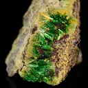 Cuprosklodowskite from DR Congo, Lualaba, Mutshatsha, Kolwezi, Musonoi Mine - image 1