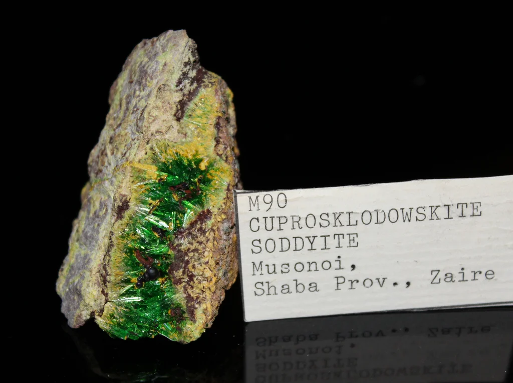 Cuprosklodowskite from Musonoi Mine, Kolwezi, Mutshatsha, Lualaba, DR Congo - image 3