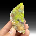 Cuprotungstite with Goethite, Quartz - image 1