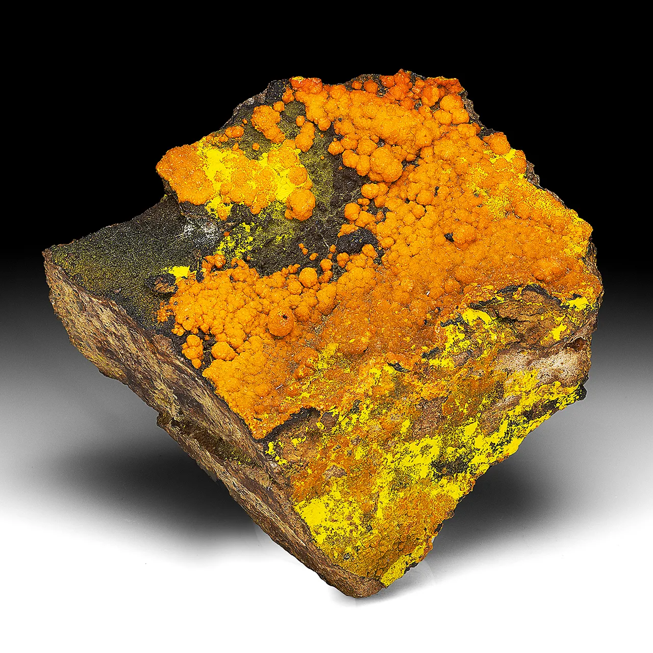 Curienite with Carnotite, Mounanaite - image 1