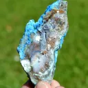 Cyanotrichite - 104 grams - Qinglong Mine, Dachang Sb ore field, Qinglong County, Guizhou, China - image 6