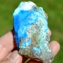 Cyanotrichite - 117 grams - Qinglong Mine, Dachang Sb ore field, Qianxinan, Guizhou, China - image 1