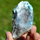 Cyanotrichite - 117 grams - Qinglong Mine, Dachang Sb ore field, Qianxinan, Guizhou, China - image 7