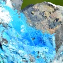 Cyanotrichite - 225 grams - Qinglong Mine, Dachang Sb ore field, Qinglong County, Guizhou, China - image 3