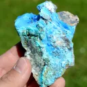 Cyanotrichite - 225 grams - Qinglong Mine, Dachang Sb ore field, Qinglong County, Guizhou, China - image 1