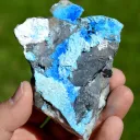 Cyanotrichite - 225 grams - Qinglong Mine, Dachang Sb ore field, Qinglong County, Guizhou, China - image 5