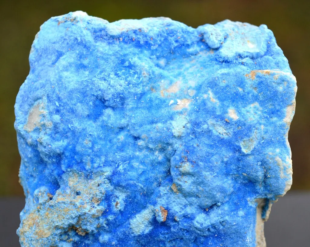 Cyanotrichite - 433 grams - Qinglong Mine, Qinglong County, Qianxinan, Guizhou, China image