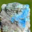 Cyanotrichite - 84 grams - Qinglong Mine, Dachang Sb ore field, Qinglong County, Guizhou, China - image 6