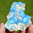 Cyanotrichite - 84 grams - Qinglong Mine, Dachang Sb ore field, Qinglong County, Guizhou, China - image 1