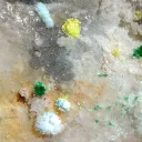 Cyanotrichite - 84 grams - Qinglong Mine, Dachang Sb ore field, Qinglong County, Guizhou, China - image 8