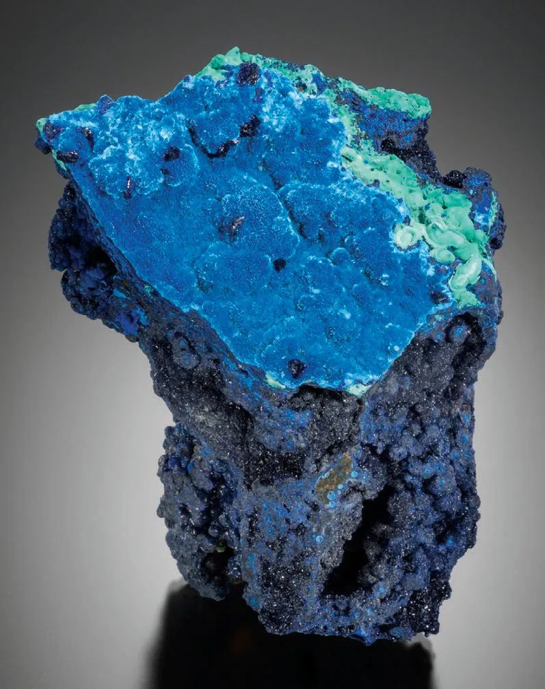 Cyanotrichite, Azurite, Malachite - image 1