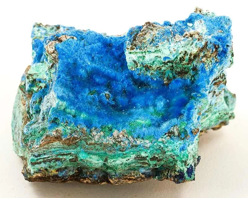 Cyanotrichite, Malachite image