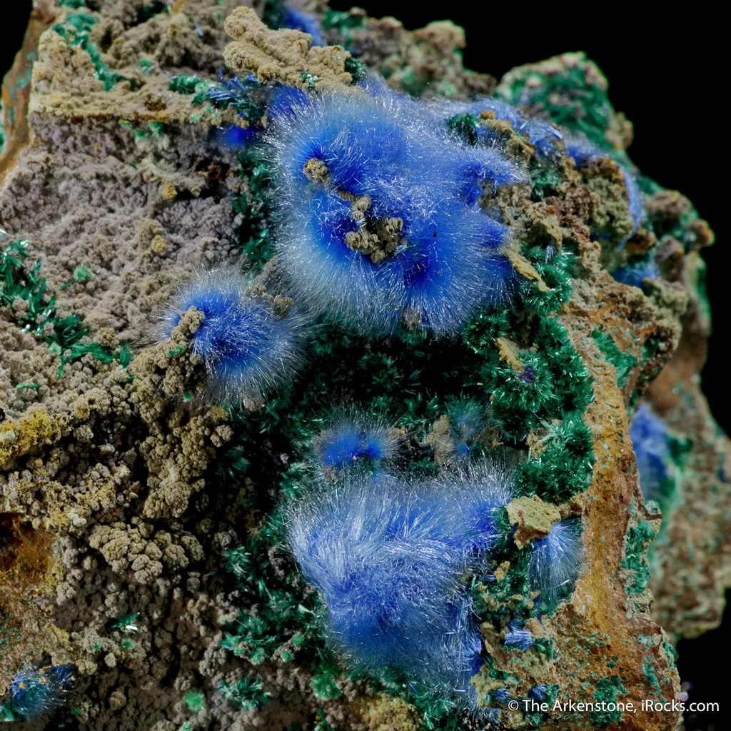 Cyanotrichite with Brochantite - image 4