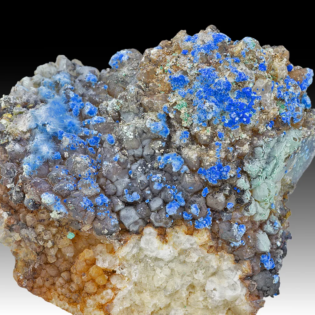 Cyanotrichite with Linarite image