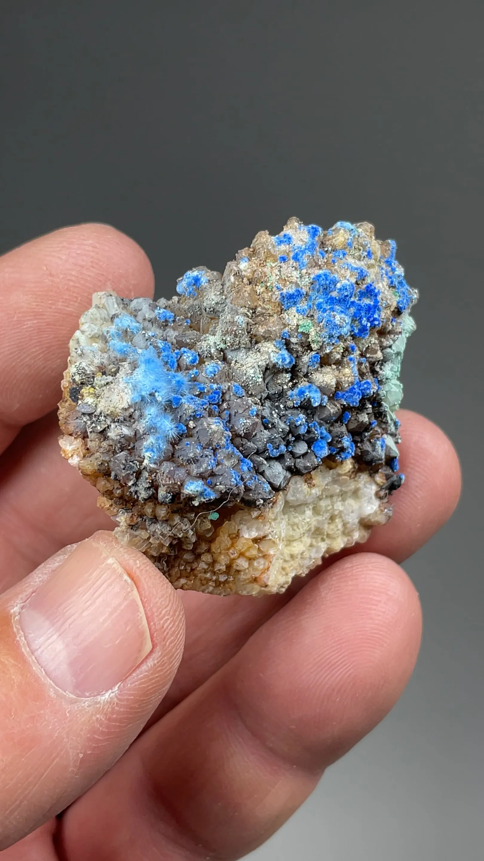 Cyanotrichite with Linarite - image 2
