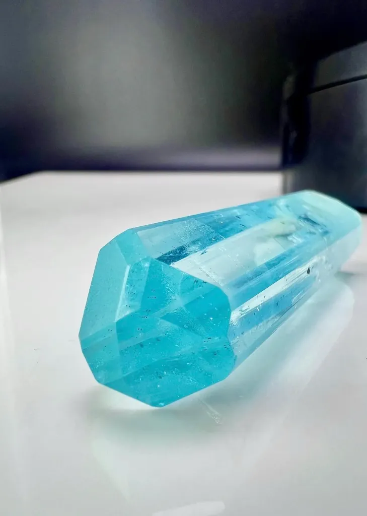 Daimond Cut Aquamarine from Pakistan, Gilgit-Baltistan, Shigar District, Shigar Valley - image 2
