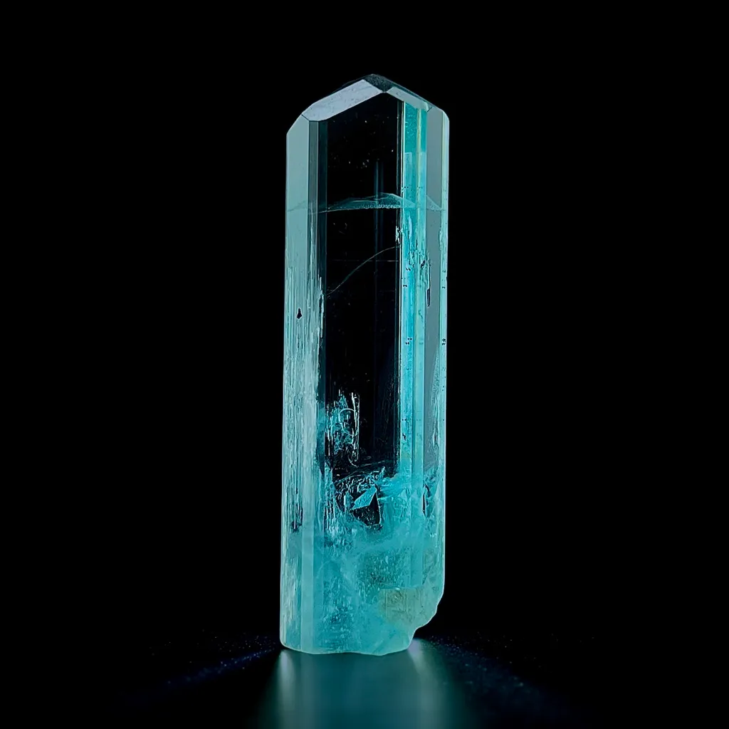 Daimond Cut Aquamarine from Pakistan, Gilgit-Baltistan, Shigar District, Shigar Valley image