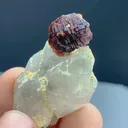 Damage free Etched spessartine Garnet on Quartz mineral specimen @ Pak - image 4
