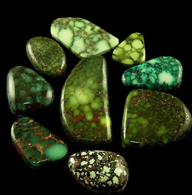 Damale Turquoise (Varacite), clam replacement, Austin, Nevada - image 4