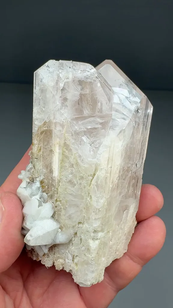 Danburite with Calcite image