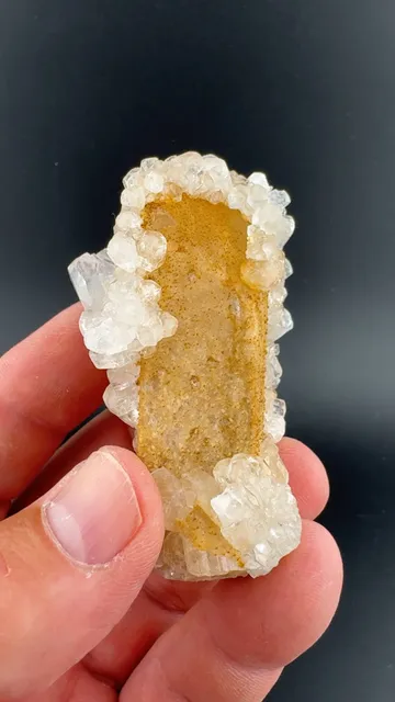Danburite with Calcite