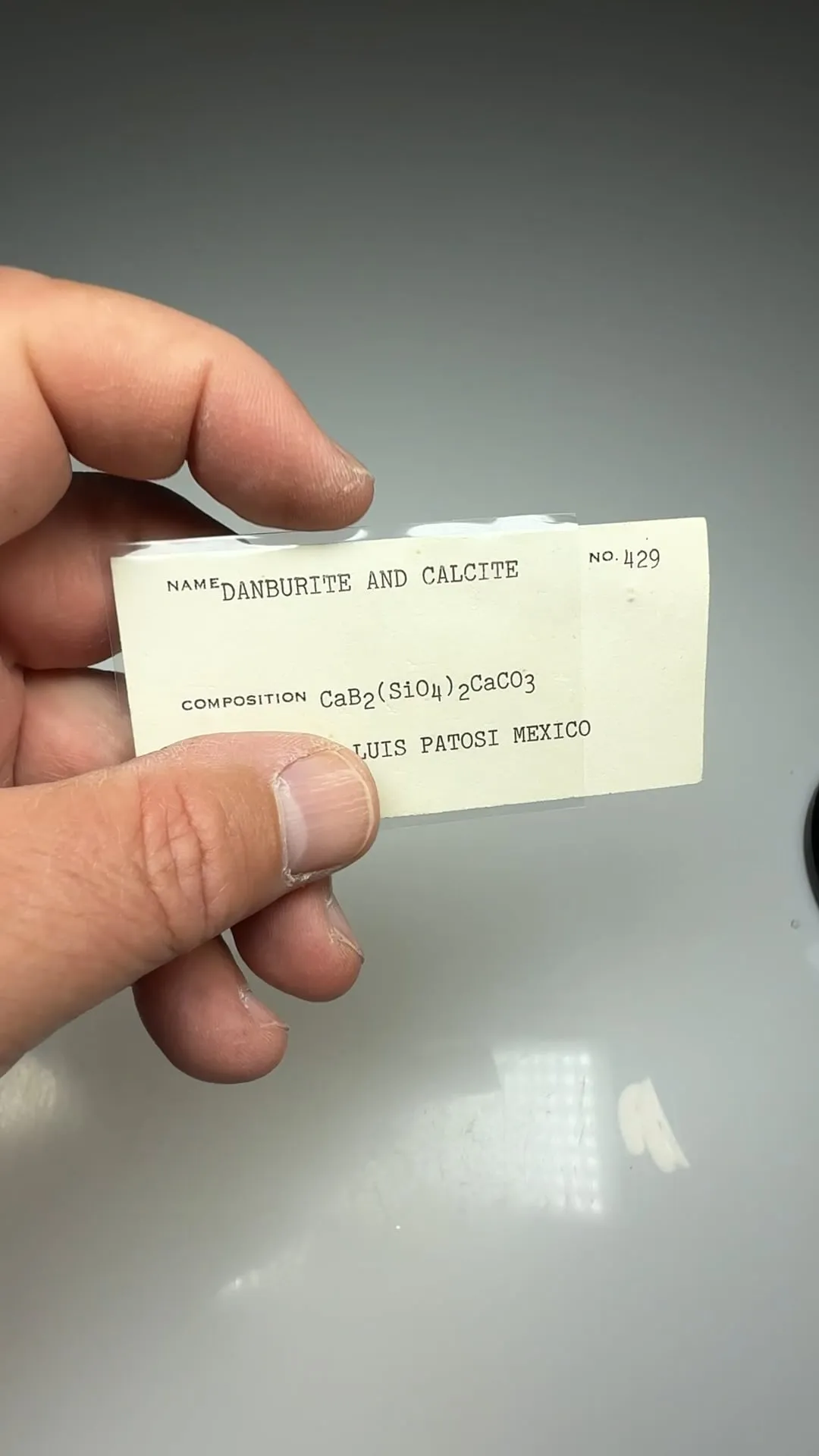 Danburite with Calcite - image 2