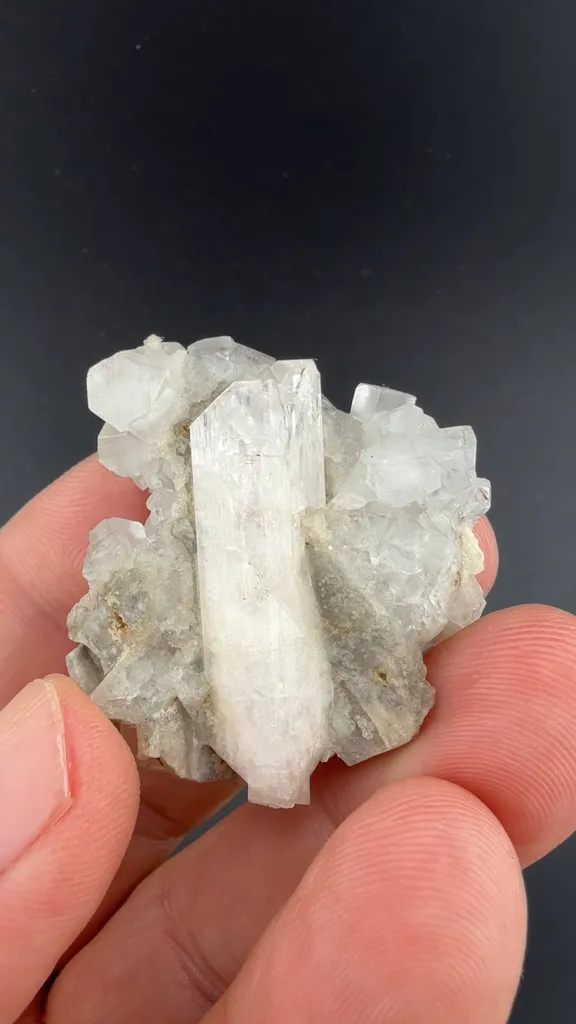 Danburite with Calcite image