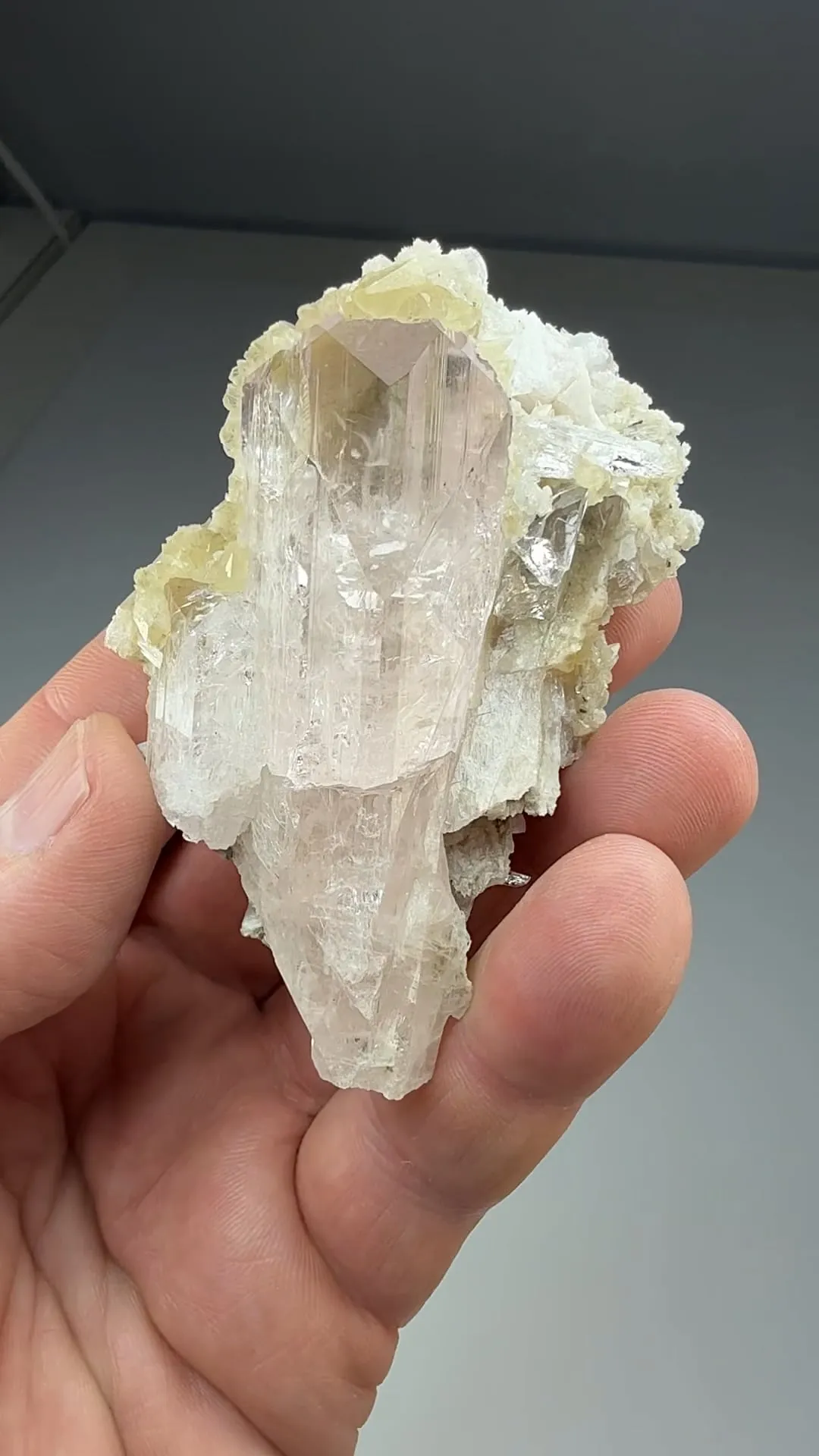 Danburite with Calcite - image 2