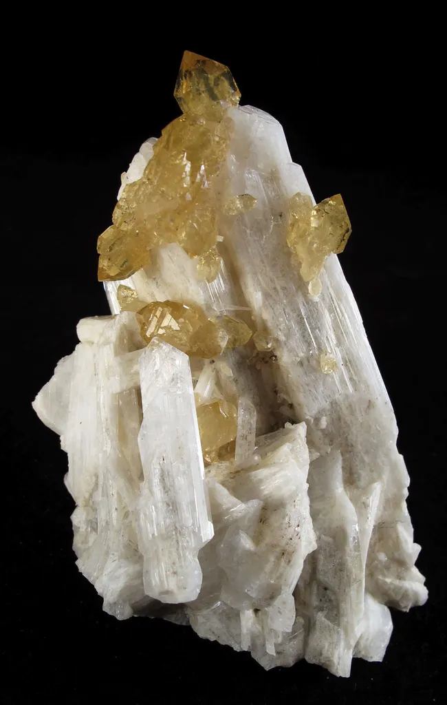 Danburite With Citrine Quartz image