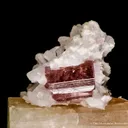 Danburite with Tourmaline and Stilbite - image 5