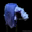 Danburite with Tourmaline and Stilbite - image 1