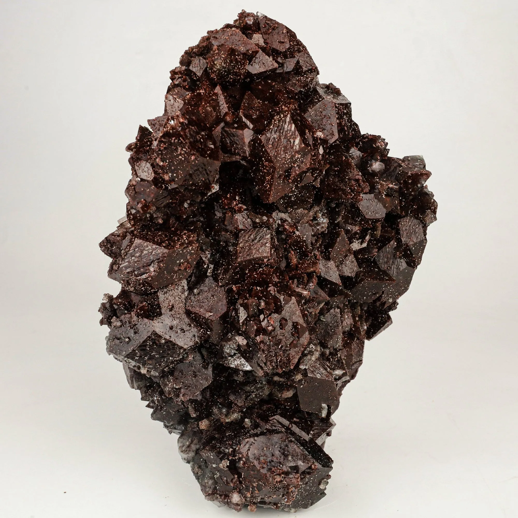 Dark Chocolate Marshy Apophyllite Free Standing dual Side Natural Mineral Specimen - image 3