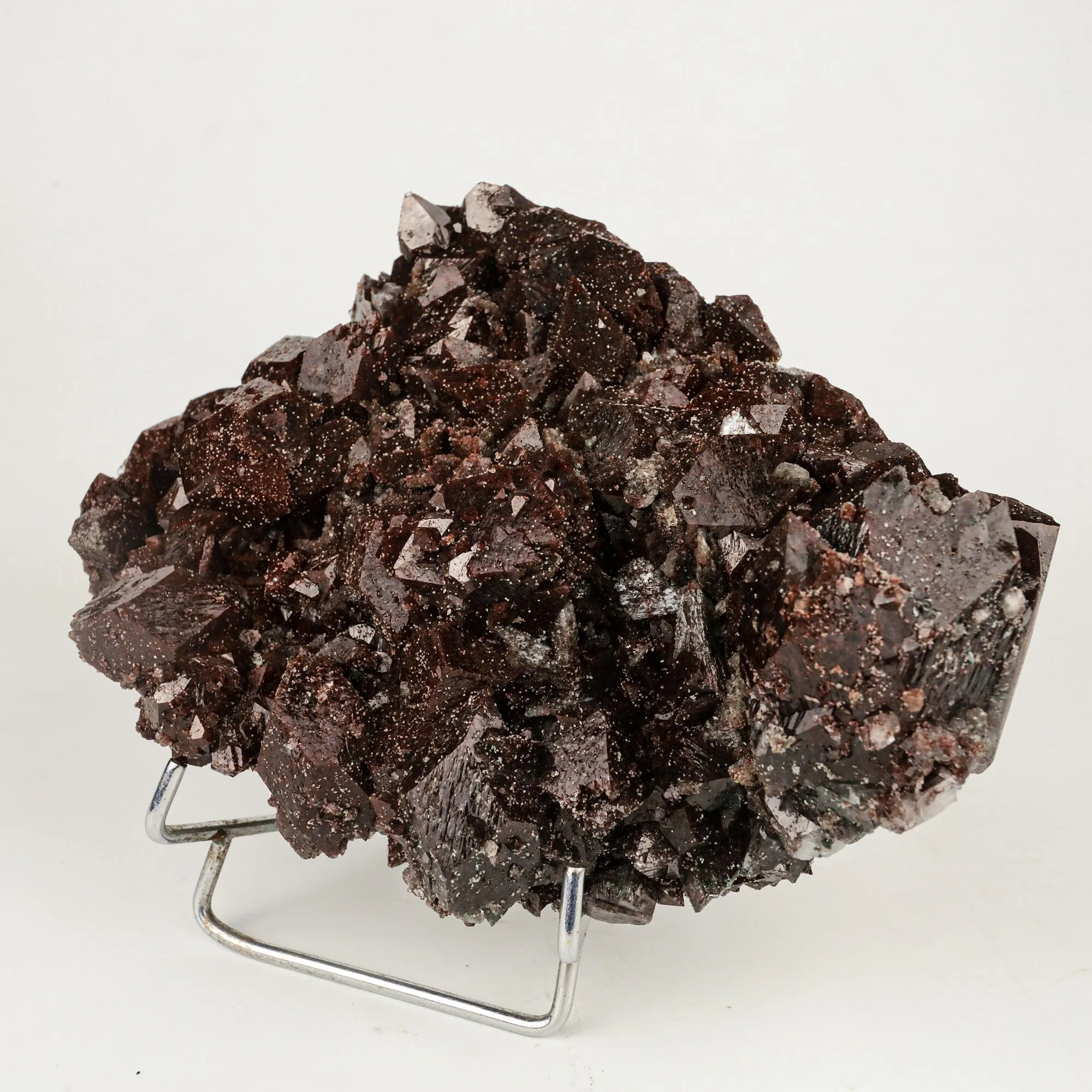 Dark Chocolate Marshy Apophyllite Free Standing dual Side Natural Mineral Specimen - image 6