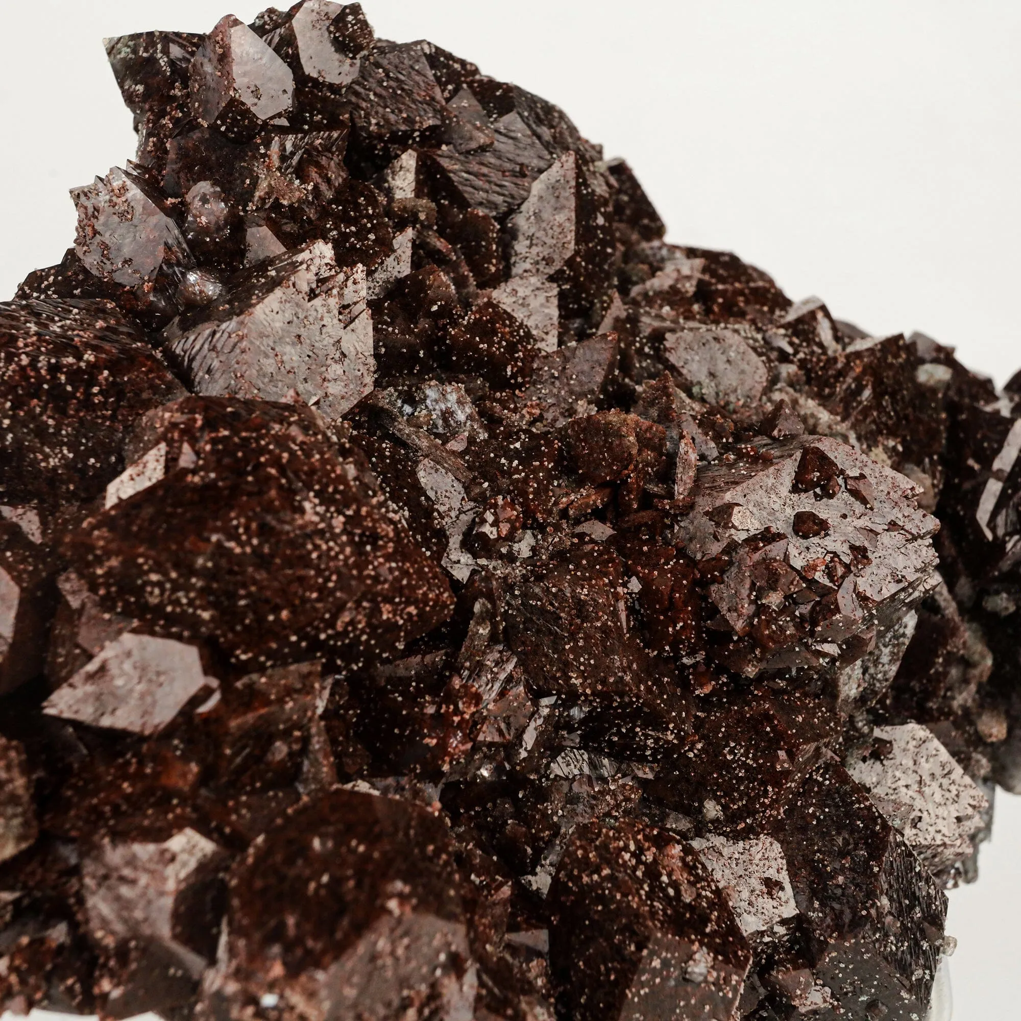 Dark Chocolate Marshy Apophyllite Free Standing dual Side Natural Mineral Specimen - image 8