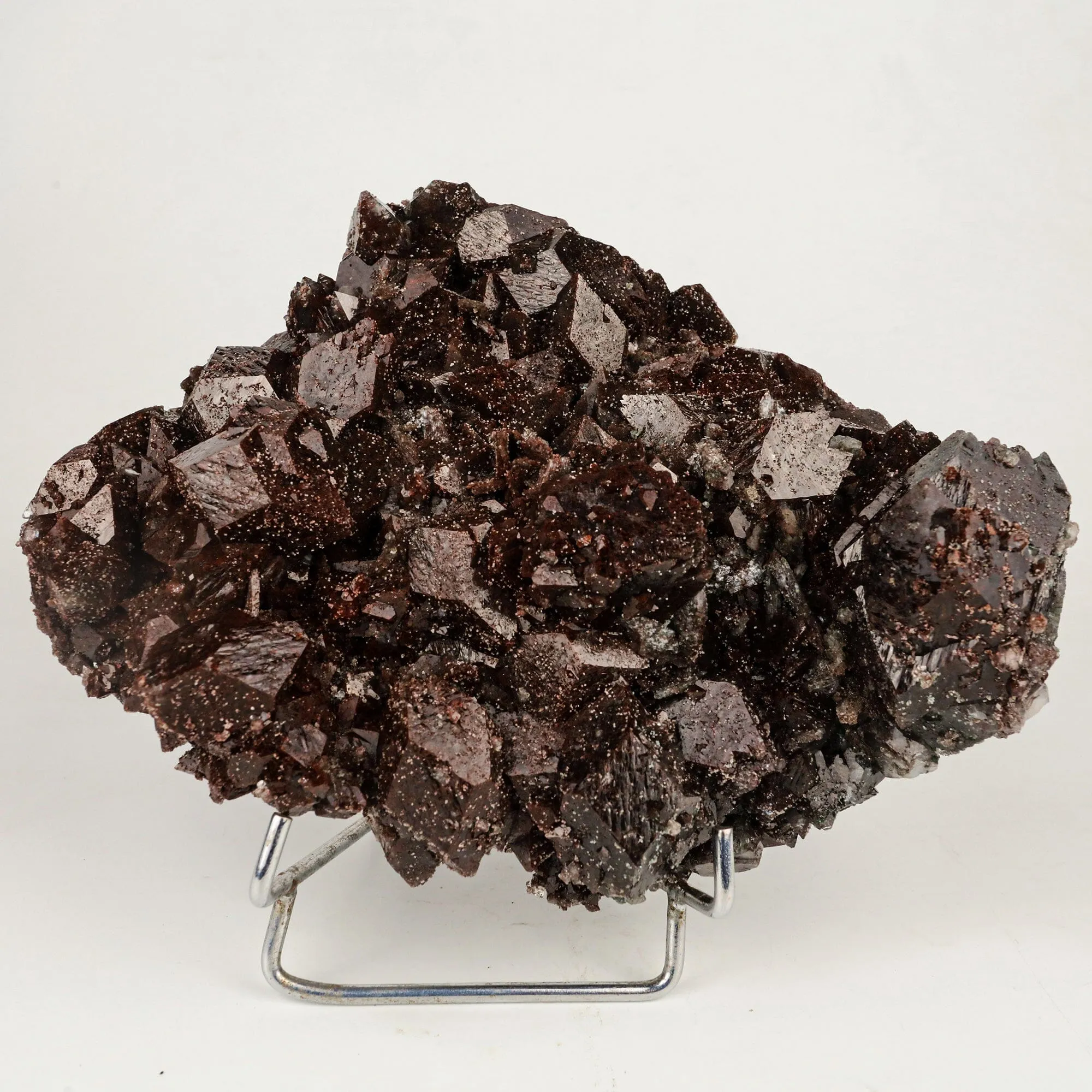 Dark Chocolate Marshy Apophyllite Free Standing dual Side Natural Mineral Specimen - image 5