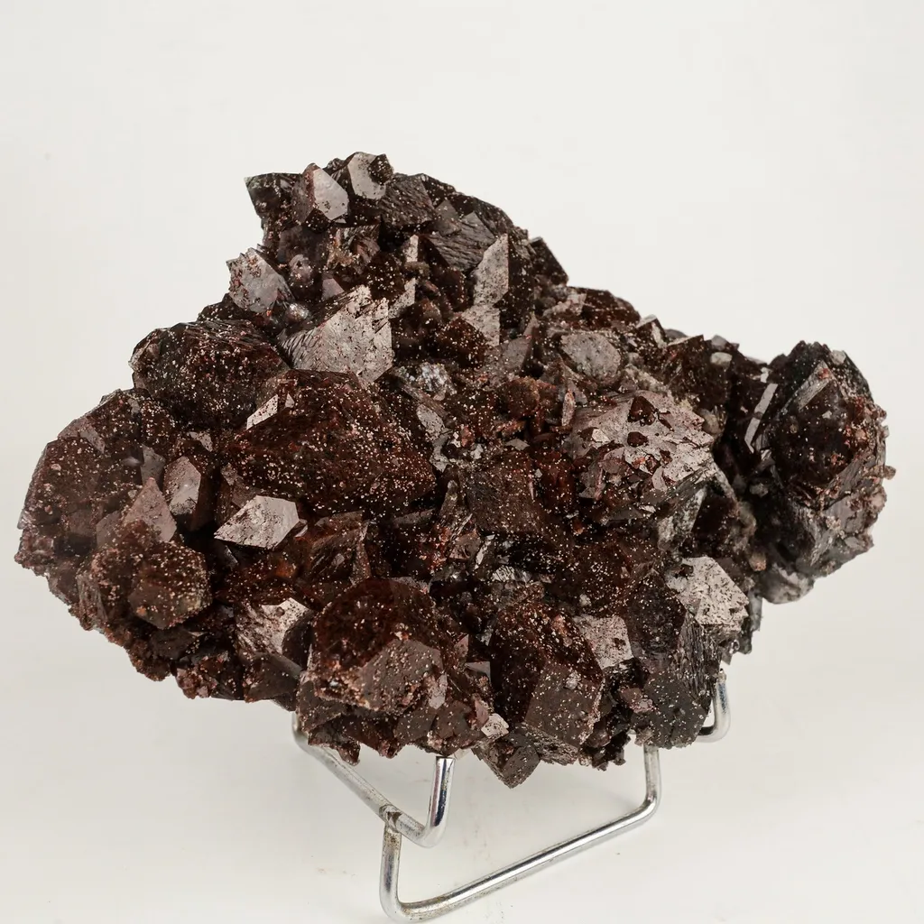 Dark Chocolate Marshy Apophyllite Free Standing dual Side Natural Mineral Specimen - image 7