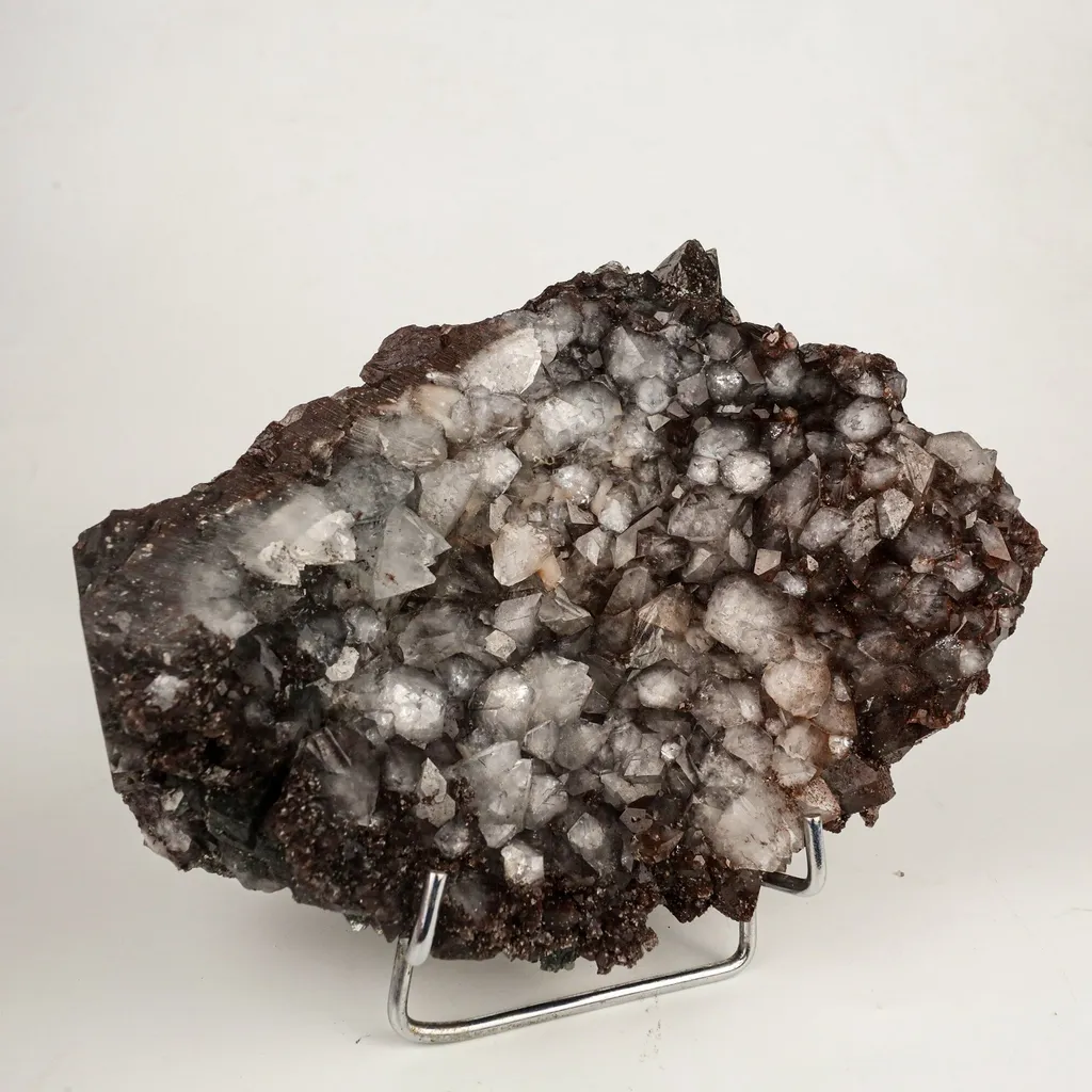 Dark Chocolate Marshy Apophyllite Free Standing dual Side Natural Mineral Specimen - image 11