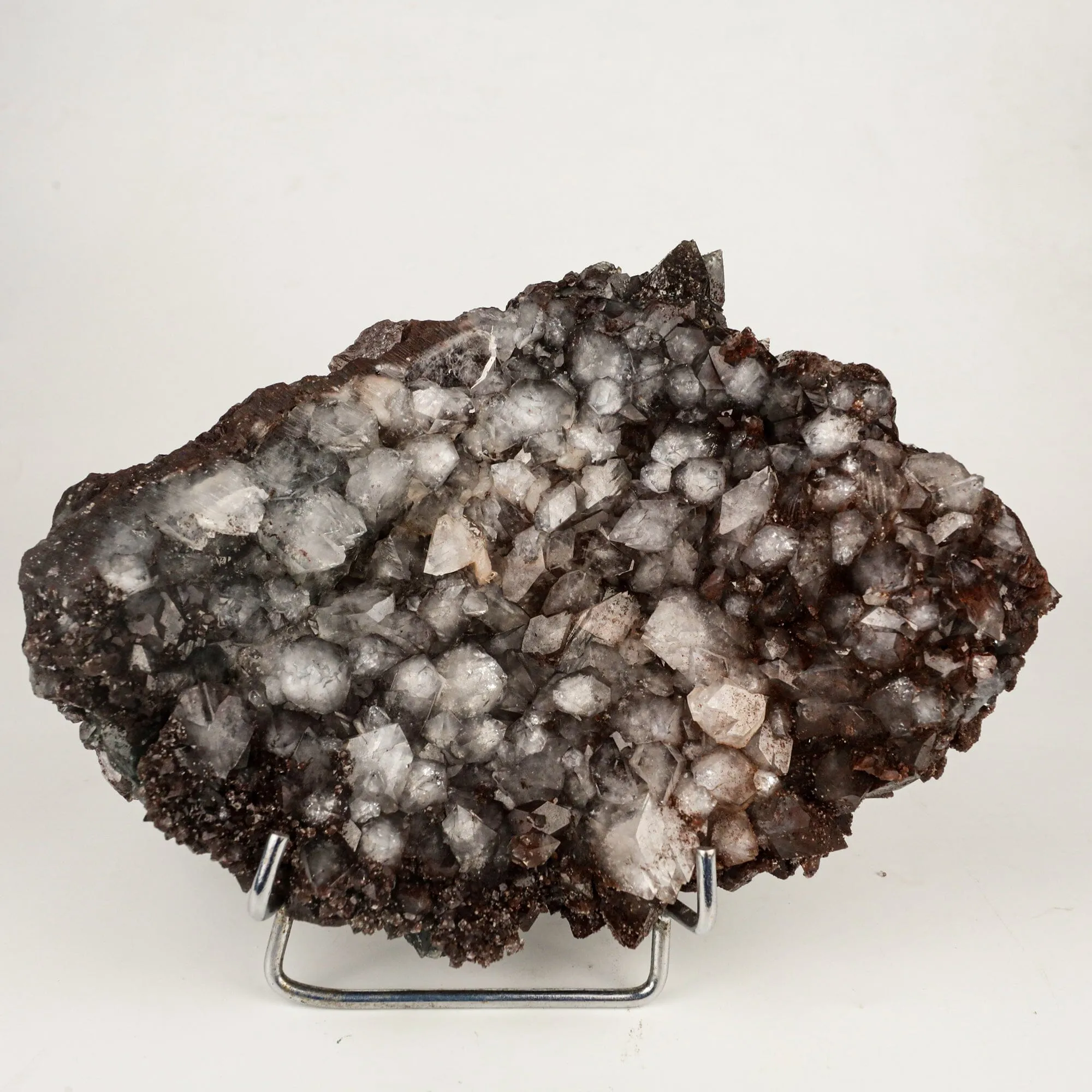 Dark Chocolate Marshy Apophyllite Free Standing dual Side Natural Mineral Specimen - image 10