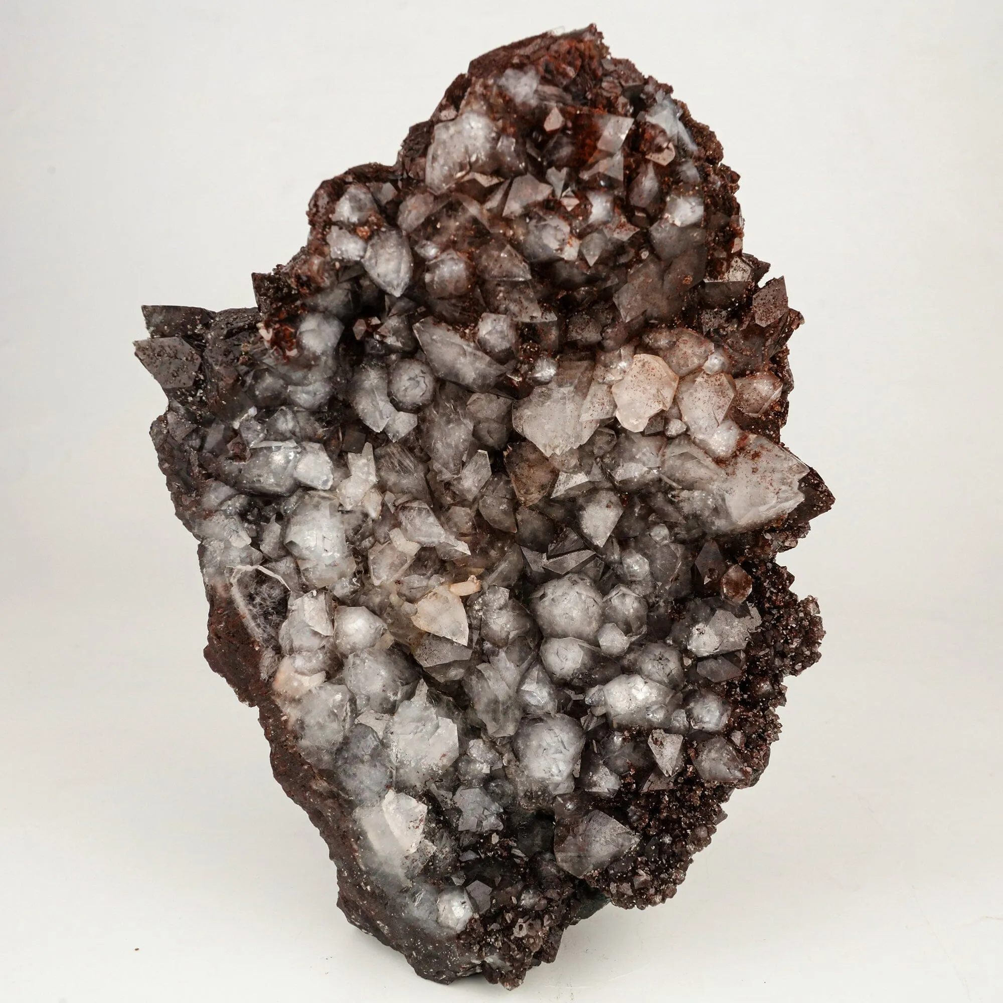 Dark Chocolate Marshy Apophyllite Free Standing dual Side Natural Mineral Specimen - image 4