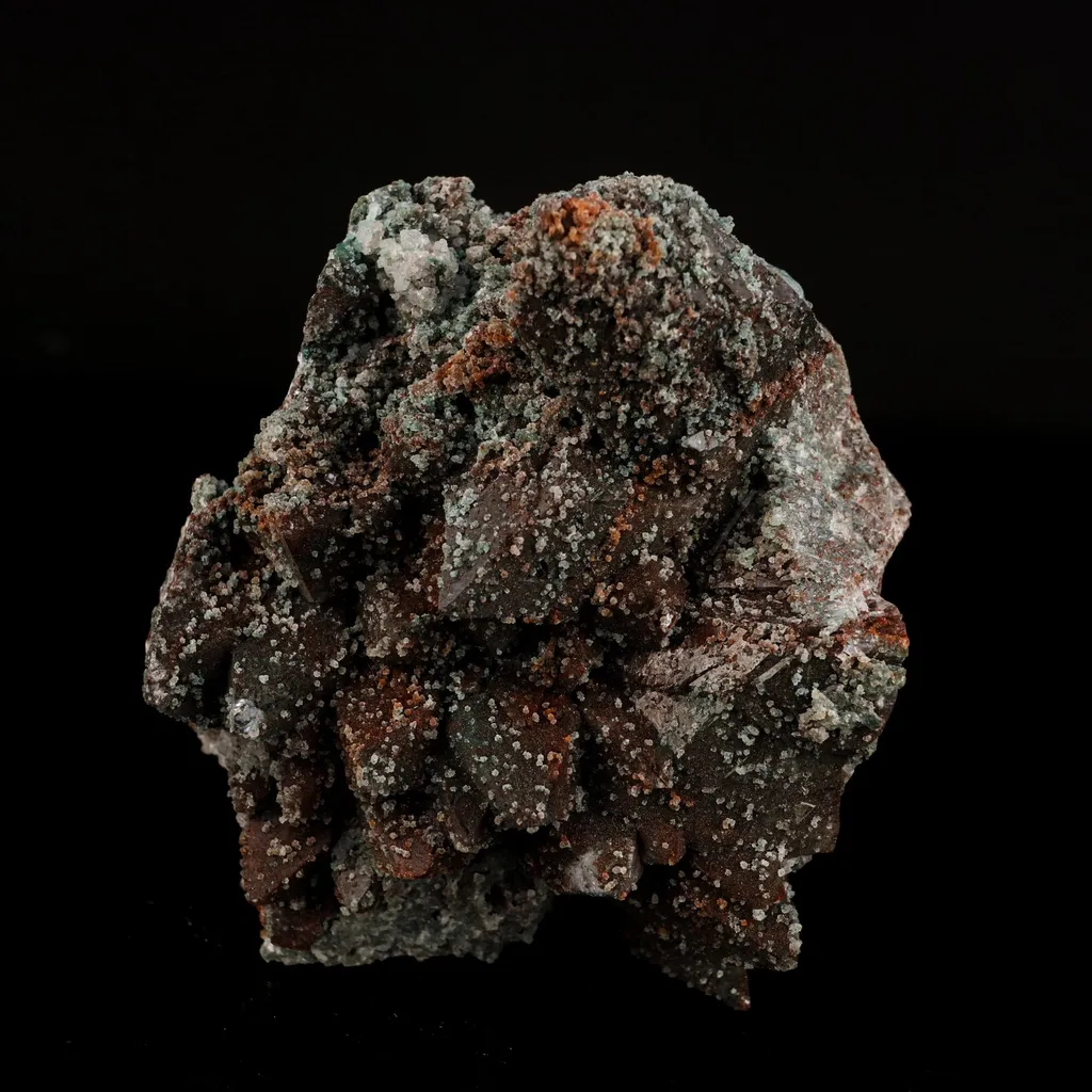 Dark Chocolate Marshy Apophyllite Natural Mineral Specimen image