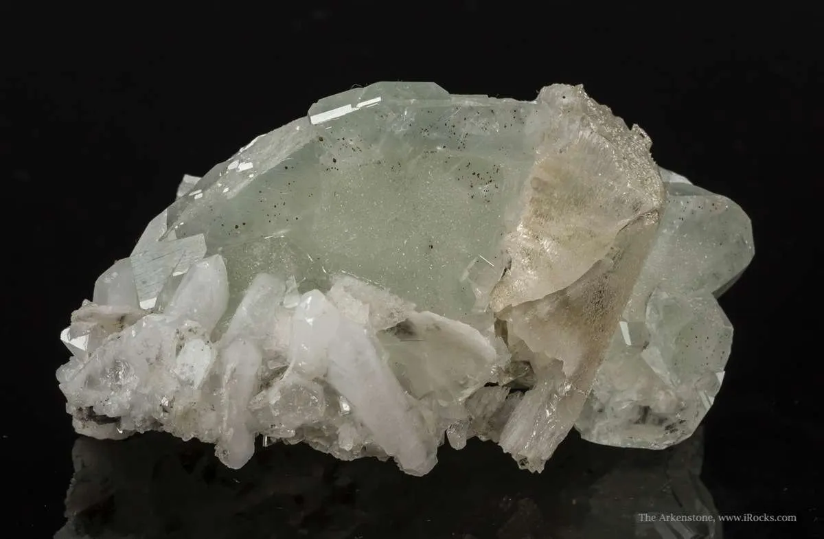 Datolite and Danburite With Quartz - image 4