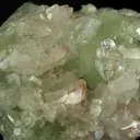 Datolite on Prehnite With Copper Inclusions - image 2