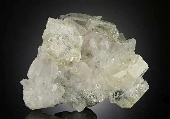 Datolite on Quartz - image 1