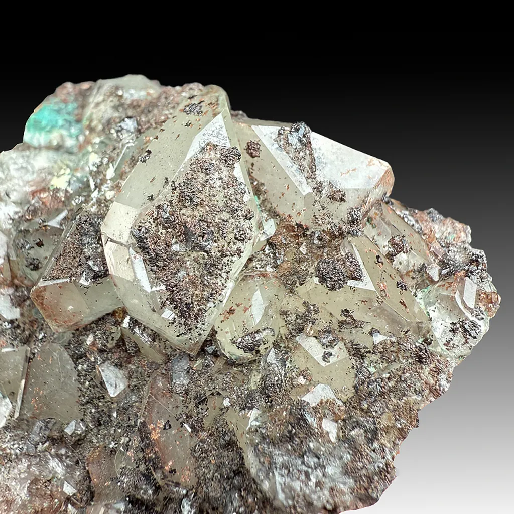 Datolite with Copper, Hisingerite image