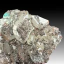Datolite with Copper, Hisingerite - image 1