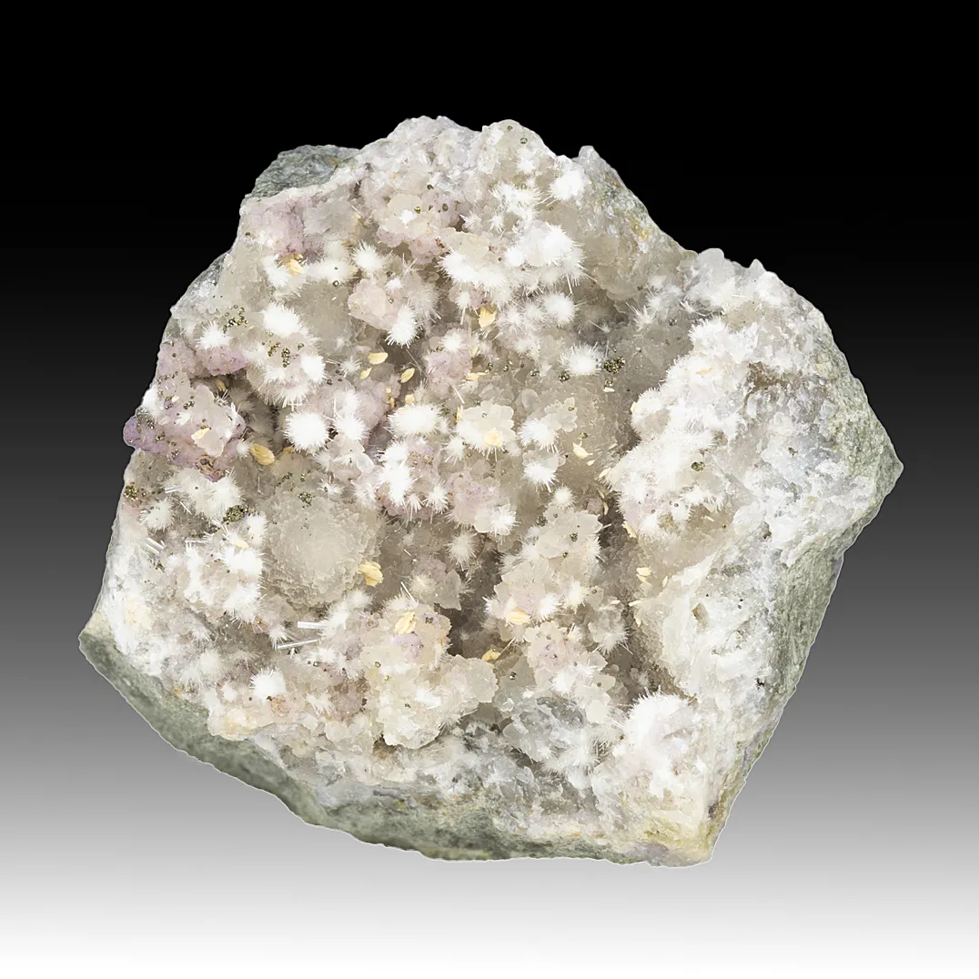 Dawsonite with Barite, Fluorite - image 1