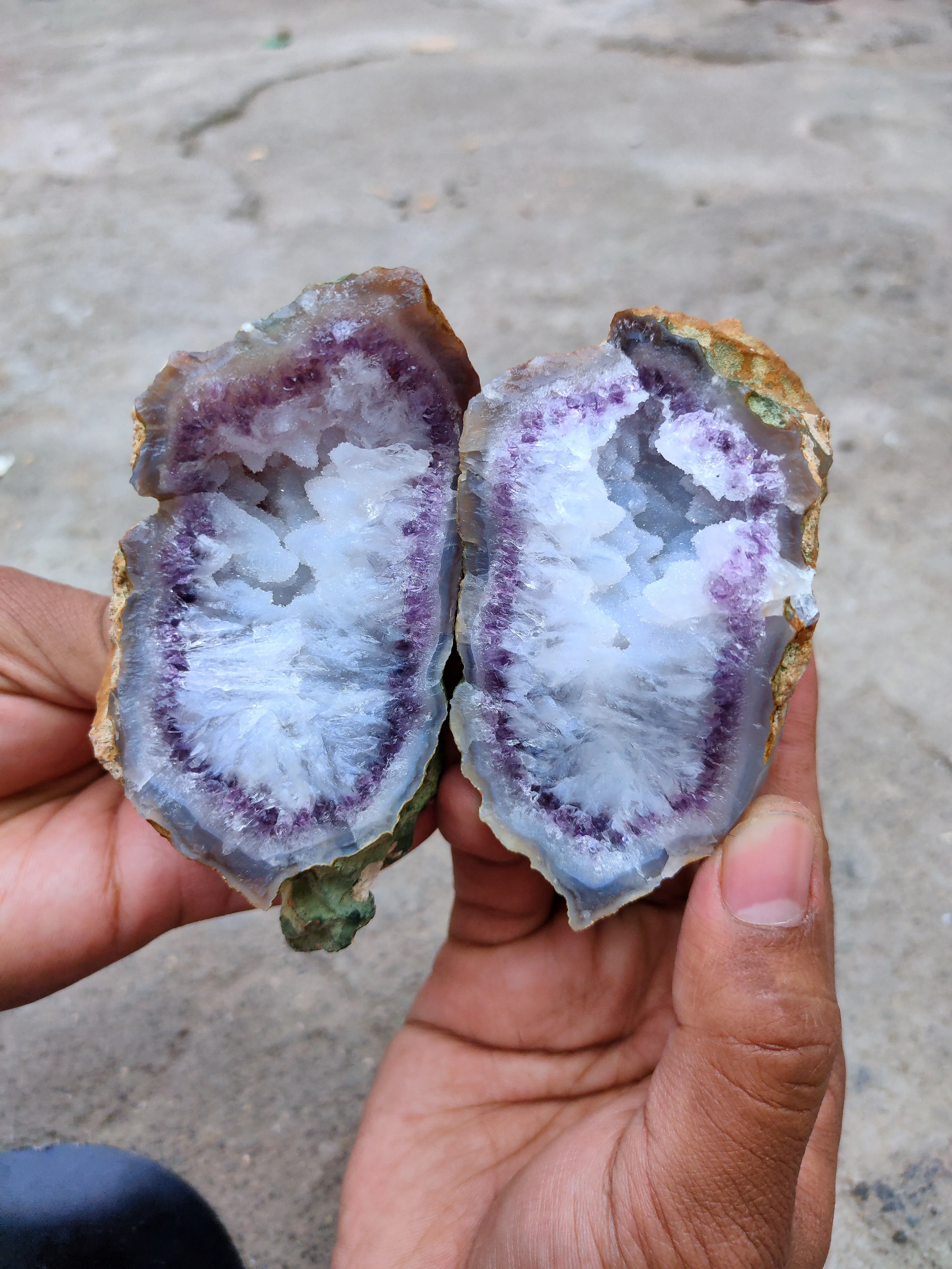 Deep Blue Amethyst Geode - image 2