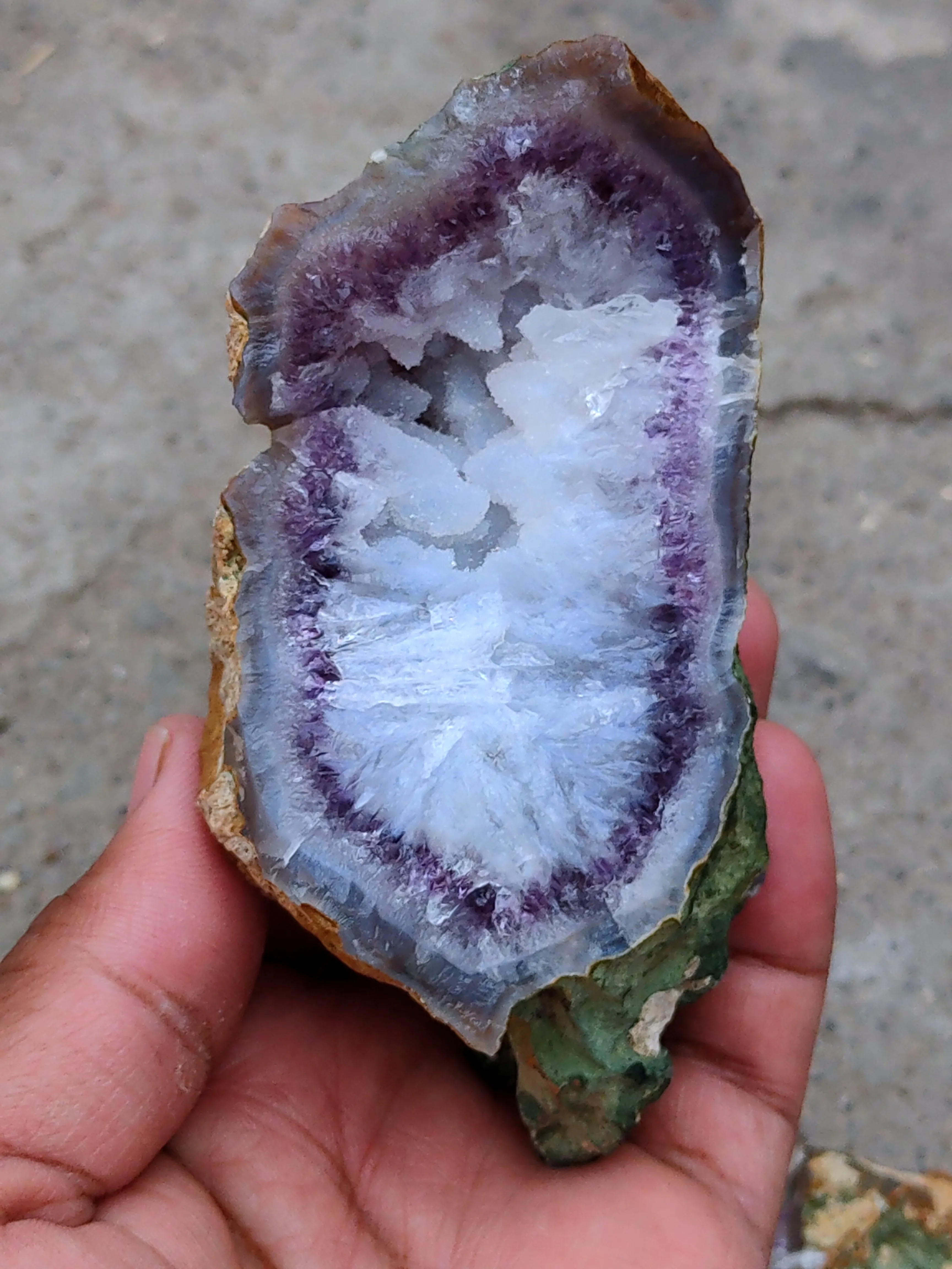 Deep Blue Amethyst Geode - image 4