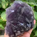 Deep Blue Phantom Fluorite Specimen from Pakistan , Collection Grade - image 5