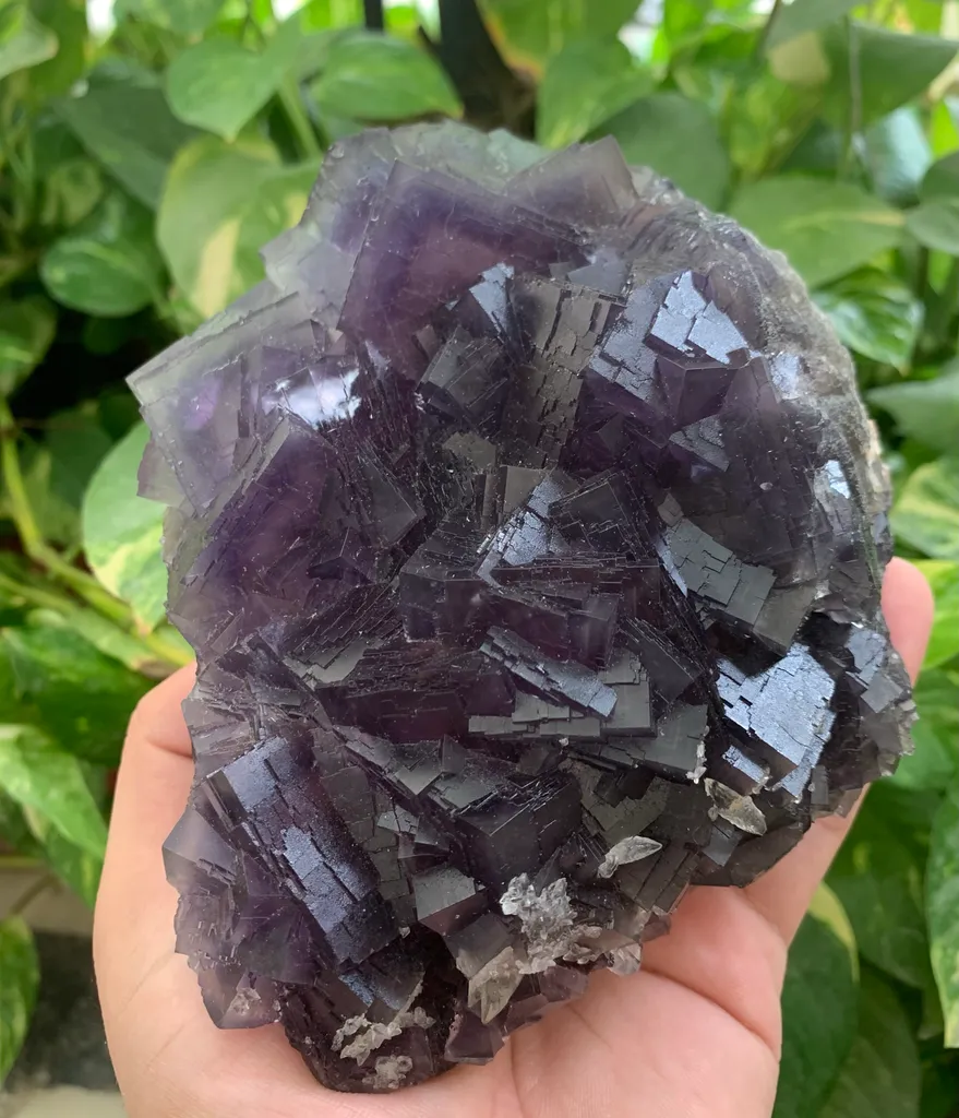Deep Blue Phantom Fluorite Specimen from Pakistan , Collection Grade image